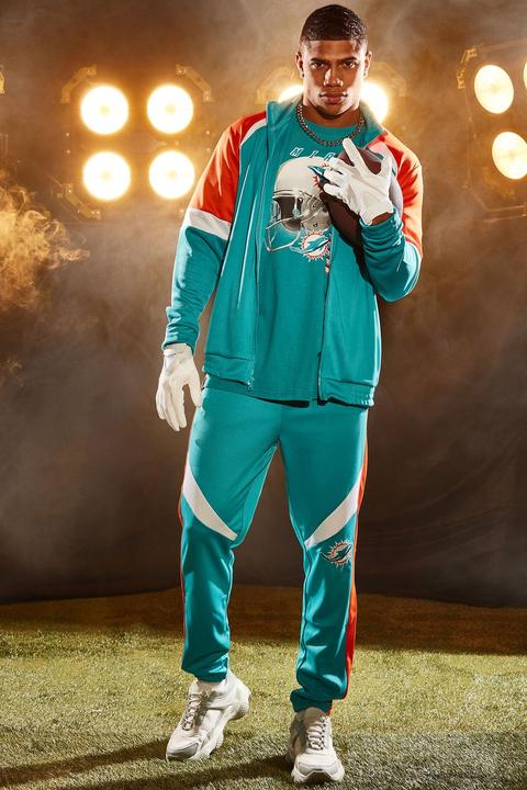 Dolphins Track Pant - Teal