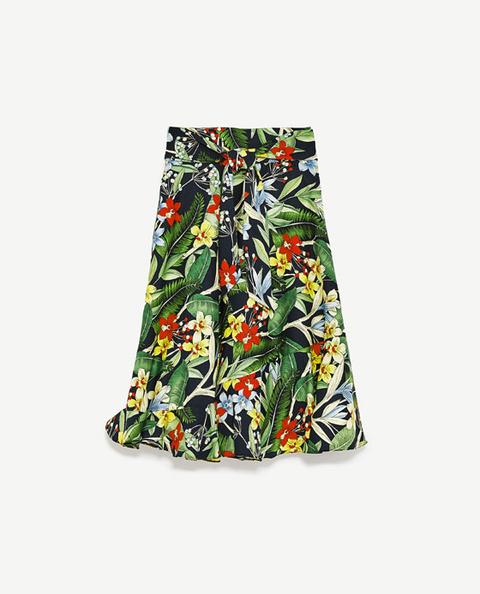 Gonna A Fiori Multicolore