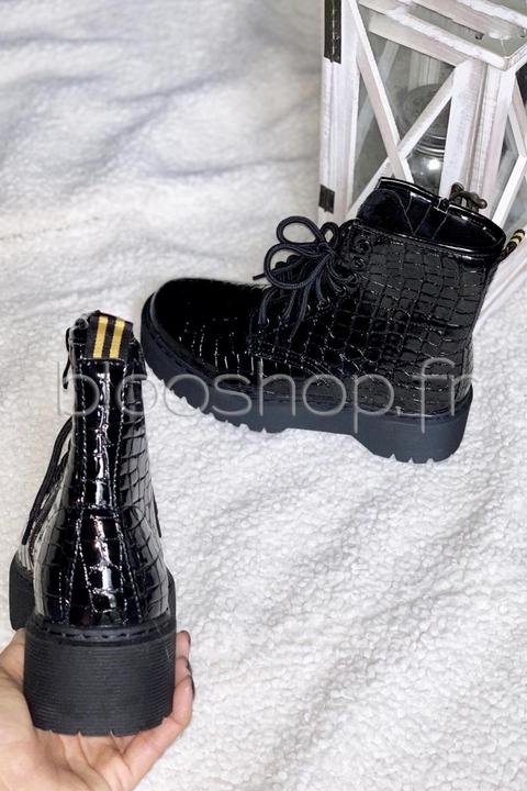 boots effet croco