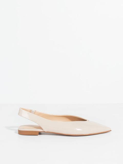 Zapatos Patent Slingback