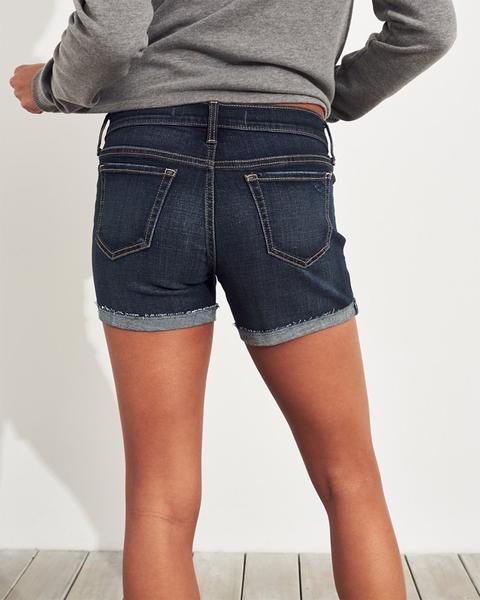 hollister low rise denim shorts