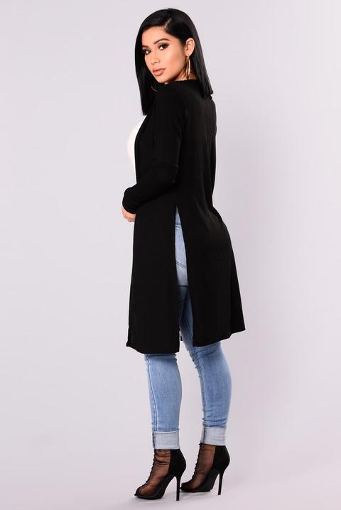 nita ribbed cardigan