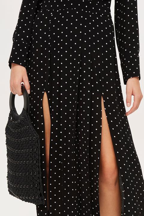 Topshop spot shop pleat dress