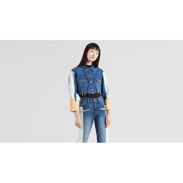 Cut-off Cropped Trucker Jacket from 