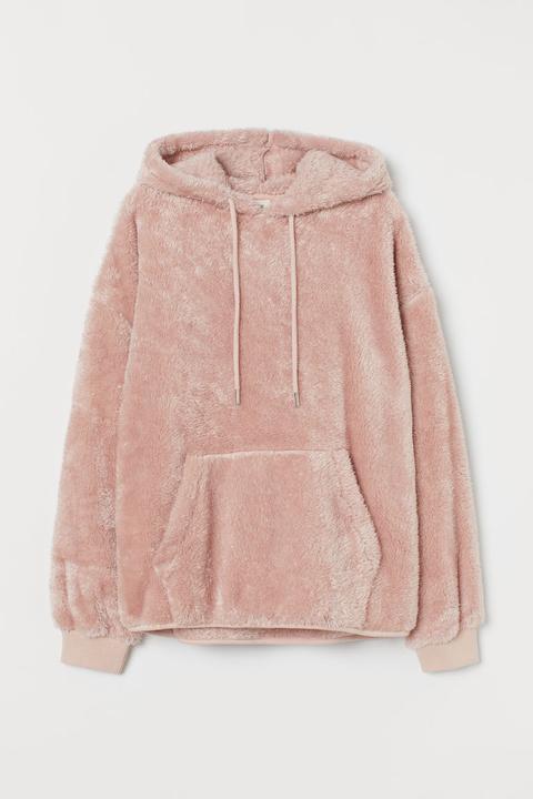 Sudadera En Tejido Peluche - Rosa