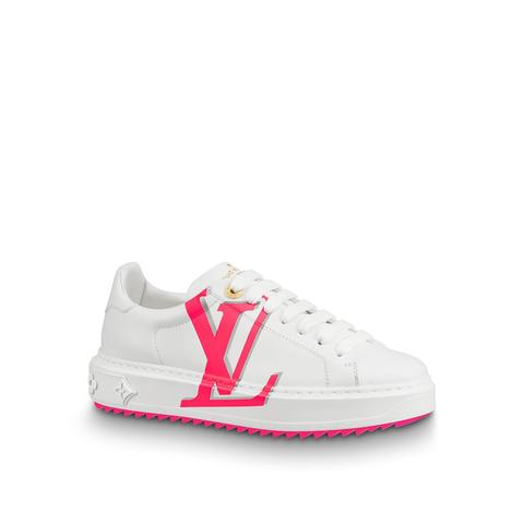 louis vuitton time out sneaker pink