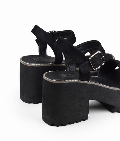 Bosanova - Sandalias Negras Plataforma - Color: Negro de Bosanova en 21  Buttons