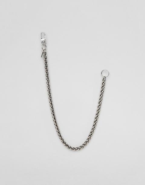 Icon Brand Jean Chain In Silver