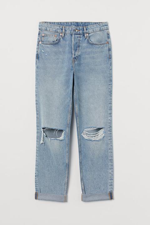 Boyfriend Regular Jeans - Azul