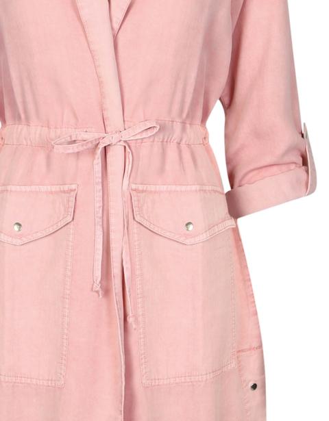 Trench Lungo Rosa