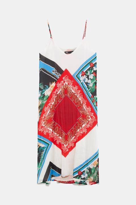 Vestido Estampado Tirantes