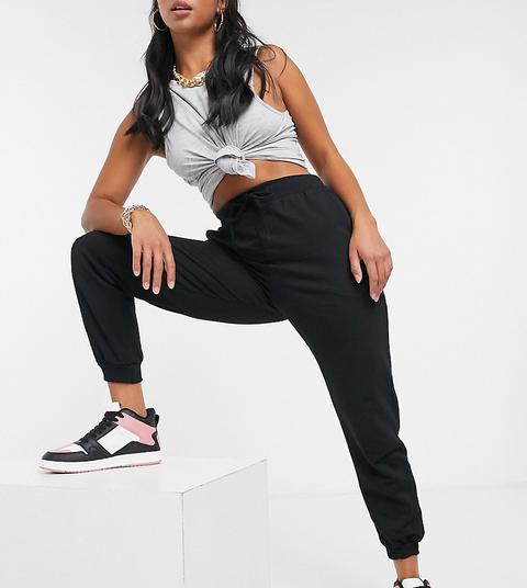 Asos Design Petite Basic Slim Jogger In Black