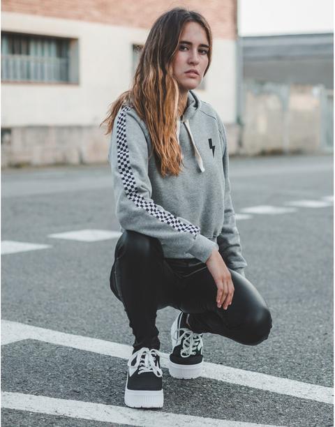 Sudadera Con Capucha Corta Rayo Ska