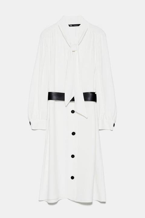 Vestido Lazada Cinturón