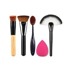 Set Brocha De Maquillaje Con Esponja