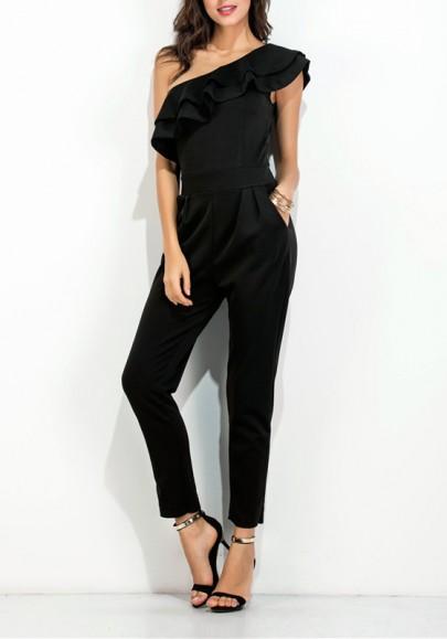 long jumpsuit with pockets