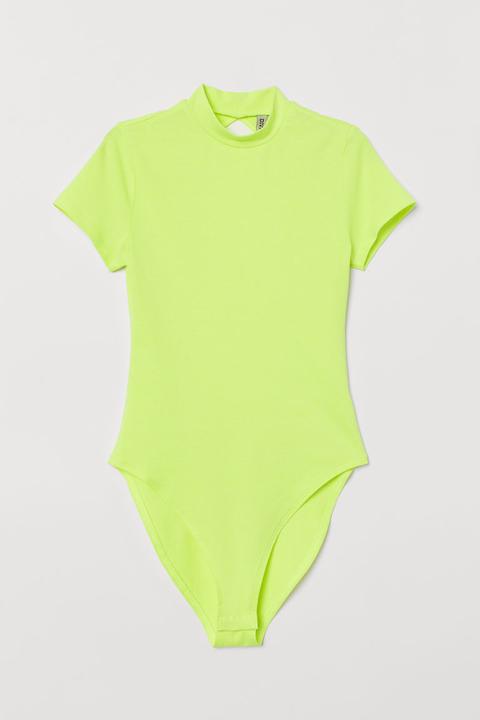 Body Mit Turtleneck - Yellow - Damen