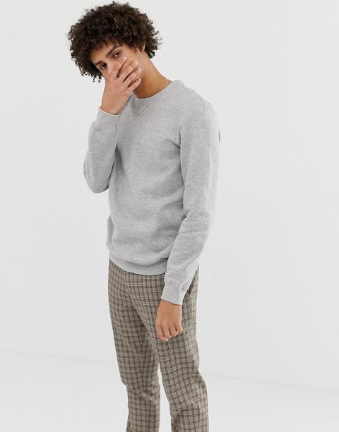 Pull&bear - Felpa Grigia - Grigio