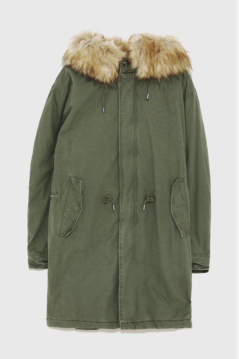 Parka Borreguillo Combinado