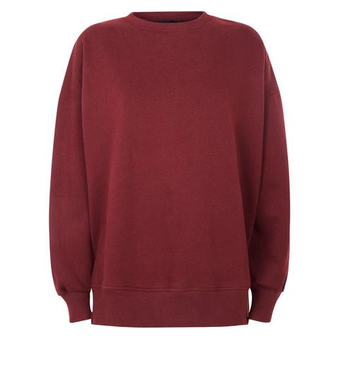 side split sweatshirt