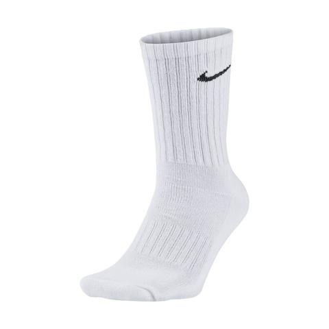 Chaussettes De Training Mi-mollet Nike Cushioned (3 Paires) - Blanc