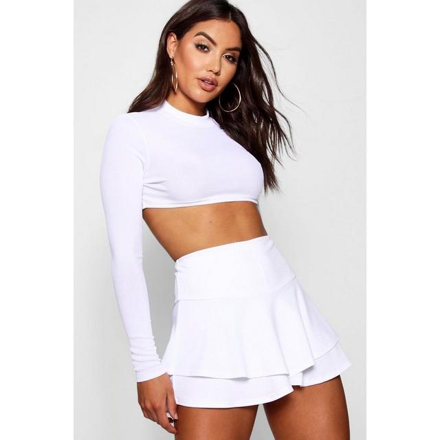 Boohoo white skort Clearance