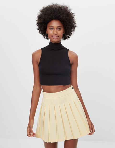 Long Pleated Skirt