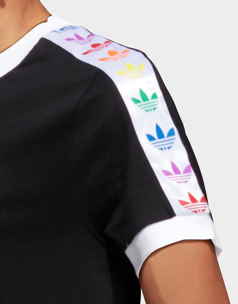 Adidas Originals Pride Trefoil Tape T-shirt - Black - Mens from Jd Sports  on 21 Buttons