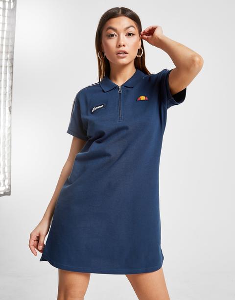 Ellesse Polo Shirt Dress - Navy 
