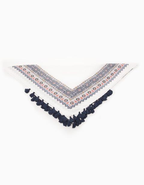 Pañuelo Boho Maxi Pompones