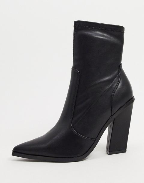 Botas Estilo Calcetín En Negro Alexia De Raid