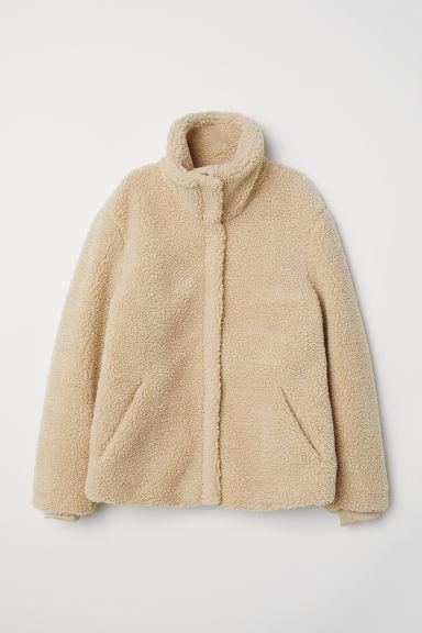 H & M - Pile Jacket - Beige