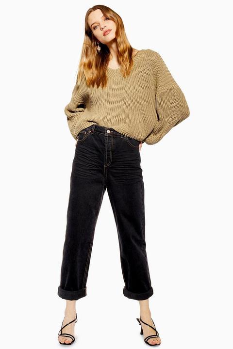 Black Balloon Boyfriend Jeans from 