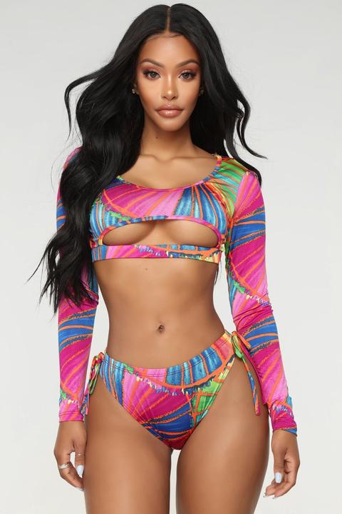 Your Colorful Soul Sunkini - Fuchsia Multi