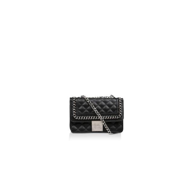 carvela bailey quilted chain shoulder bag