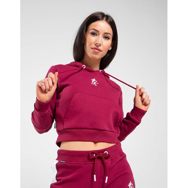 gym king burgundy hoodie