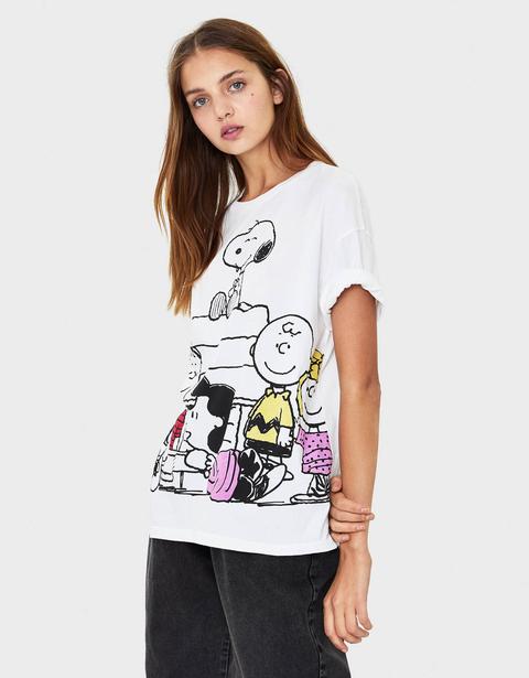 Camiseta Oversize Snoopy