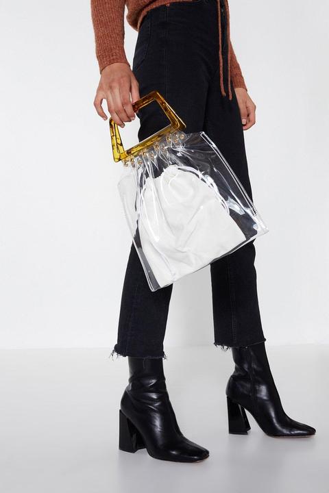 Want In The Clear Tote Bag