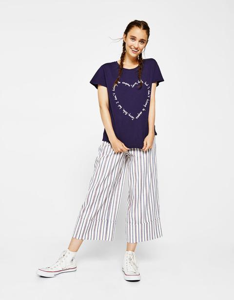 T-shirt Con Testo