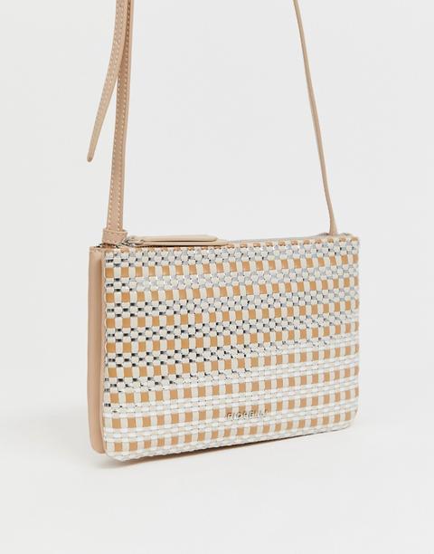 Bolso Bandolera Con Doble Compartimento En Beis Bunton De Fiorelli