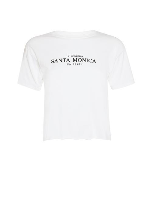 White ‘santa Monica’ T-shirt