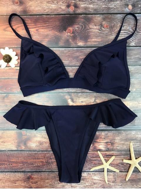 Padded Frilly String Bikini