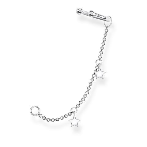 Thomas Sabo Single Ear Cuff Stars Silver-coloured Ec0020-001-21