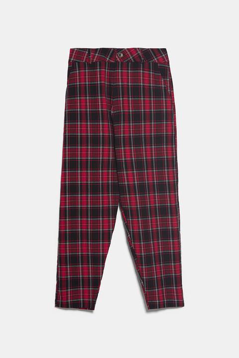 Pantalón Baggy Cuadros