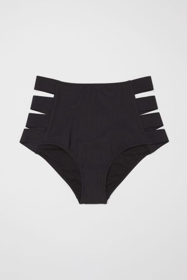 H & M - Slip Bikini High Waist - Nero