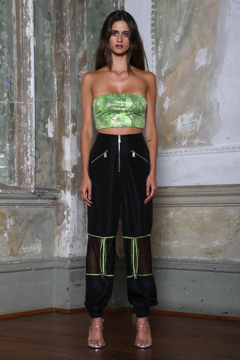 Gwen Pant - Black/green