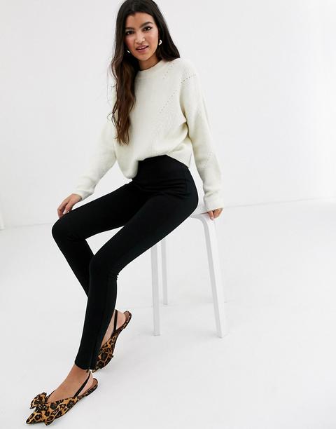 Pimkie - Pantalon Léger À Taille Haute - Noir