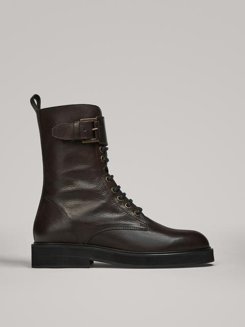 Massimo dutti lace up sales boots