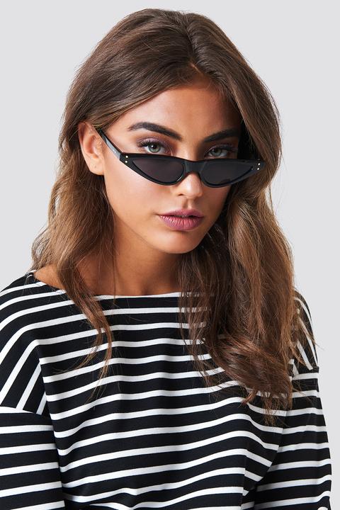 Small Cat Eye Sunglasses Black