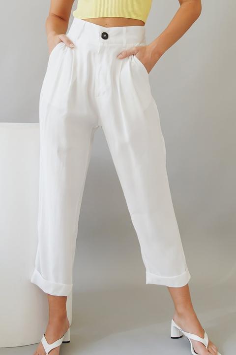 American Designer Pants // White